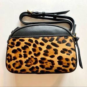 J. Crew Calf Hair Devon Cheetah Crossbody NWT